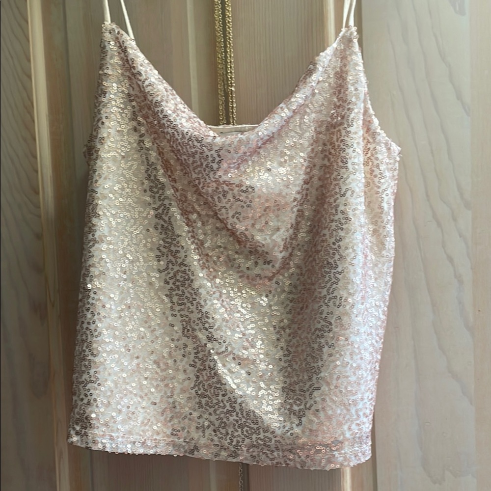 American Eagle Outfitters Cream Camisole Top